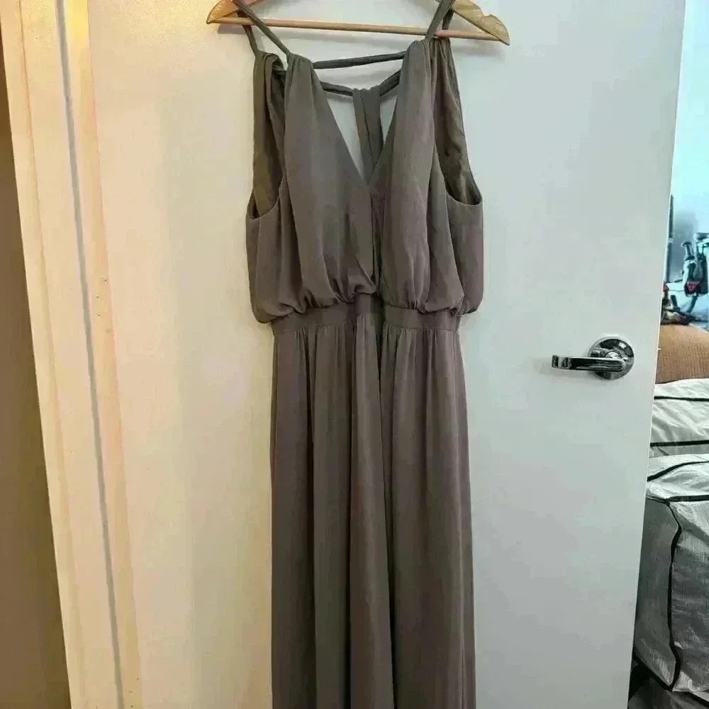 WATTERS Stone Fleurette Party Cocktail Gown - Picture 4 of 7
